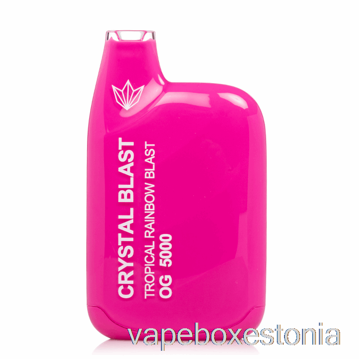 Vape Box Estonia Crystal Blast Og5000 ühekordne Troopiline Vikerkaare Blast